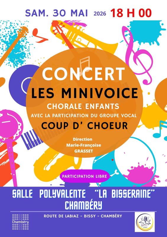 Chambéry – Concert Minivoice chorale enfants