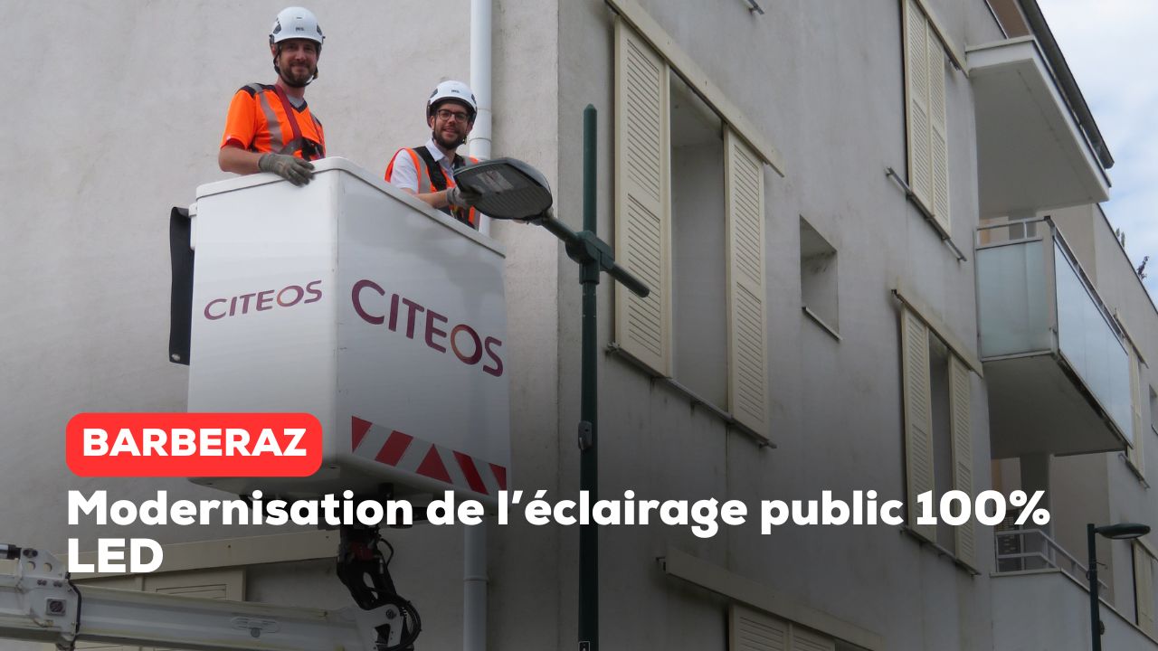 Barberaz - Modernisation de l’éclairage public 100% LED