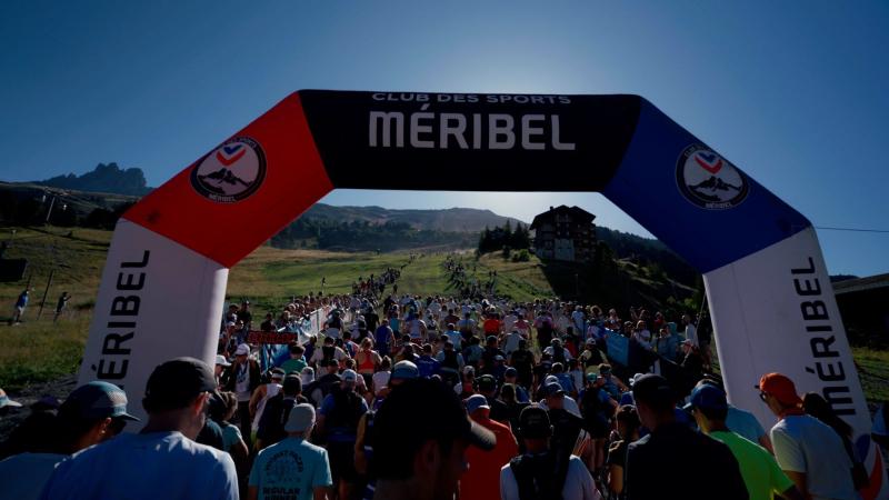 Méribel hosts the French Vertical Race Championship